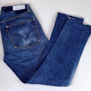 Re/done x Levi’s high rise ankle crop